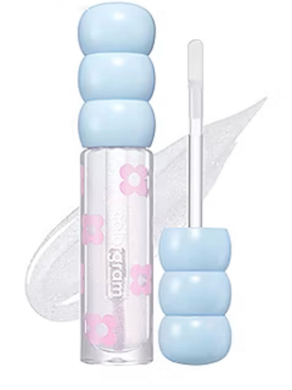 🌷5-$25🌷Clear Lip Gloss with Light Blue Cap - Hydrating Shine